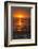 Ecuador, Galapagos National Park, Floreana Island. Ocean sunset.-Jaynes Gallery-Framed Photographic Print