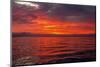 Ecuador, Galapagos National Park, Floreana Island. Ocean sunset.-Jaynes Gallery-Mounted Photographic Print