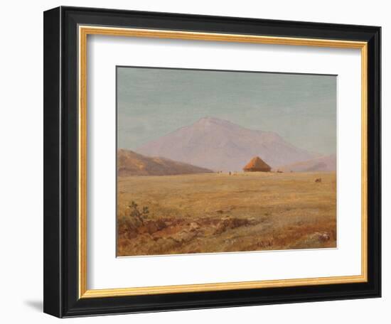 Ecuador, Mountain Plateau with Hut-Frederic Edwin Church-Framed Premium Giclee Print
