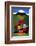 Ecuador, Otavalo. Woven wallhangings displaying scenes of Andean life and culture-Kymri Wilt-Framed Photographic Print