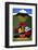 Ecuador, Otavalo. Woven wallhangings displaying scenes of Andean life and culture-Kymri Wilt-Framed Photographic Print