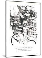 Ecuyere a l'Oiseau-Marc Chagall-Mounted Collectable Print