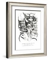 Ecuyere a l'Oiseau-Marc Chagall-Framed Collectable Print