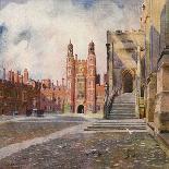 School Yard, Eton College-ED Brinton-Framed Art Print