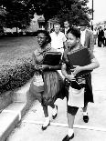 African American Students Going to the 8th Grade as Segregation Ends-Ed Clark-Photographic Print