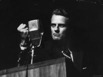 1957: Senator Robert F. Kennedy Attending a Labor Hearing in Washington, D.C-Ed Clark-Photographic Print