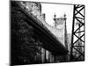 Ed Koch Queensboro Bridge (Queensbridge) View, Manhattan, New York, Black and White Photography-Philippe Hugonnard-Mounted Photographic Print