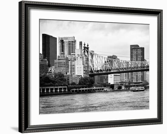 Ed Koch Queensboro Bridge, Sutton Place and Buildings, East River, Manhattan, New York-Philippe Hugonnard-Framed Photographic Print