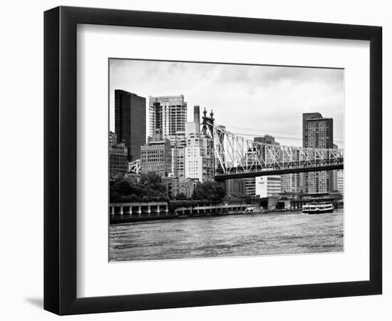 Ed Koch Queensboro Bridge, Sutton Place and Buildings, East River, Manhattan, New York-Philippe Hugonnard-Framed Photographic Print