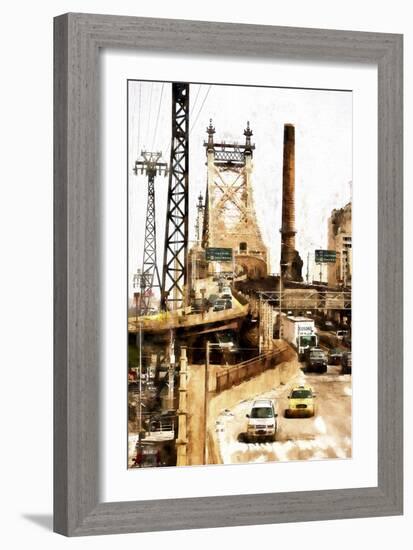 Ed Koch Queensboro Bridge Traffic II-Philippe Hugonnard-Framed Giclee Print