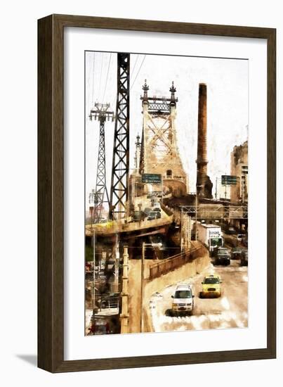 Ed Koch Queensboro Bridge Traffic II-Philippe Hugonnard-Framed Giclee Print