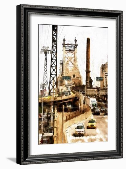 Ed Koch Queensboro Bridge Traffic II-Philippe Hugonnard-Framed Giclee Print