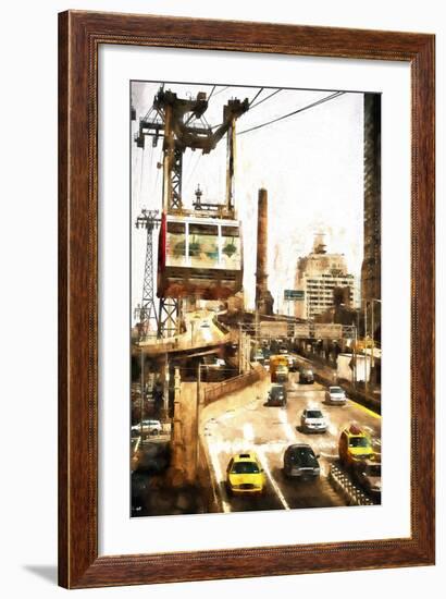 Ed Koch Queensboro Bridge Traffic III-Philippe Hugonnard-Framed Giclee Print