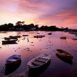 View of a Beautiful Sunset across Cockwood Harbour, Devon, UK with Boats in the Foreground-Ed Pavelin-Photographic Print