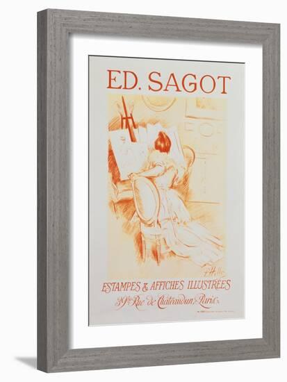 Ed Sagot-Paul Cesar Helleu-Framed Giclee Print
