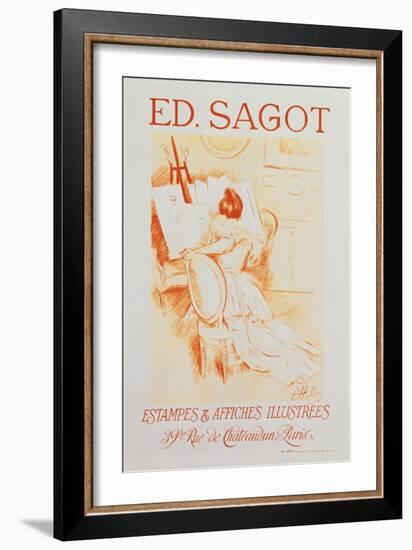 Ed Sagot-Paul Cesar Helleu-Framed Giclee Print