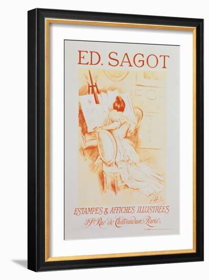 Ed Sagot-Paul Cesar Helleu-Framed Giclee Print