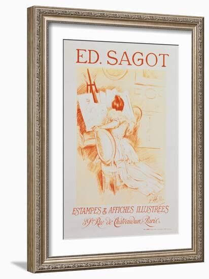 Ed Sagot-Paul Cesar Helleu-Framed Giclee Print