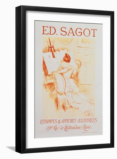 Ed Sagot-Paul Cesar Helleu-Framed Giclee Print