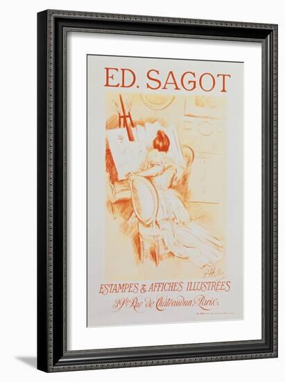 Ed Sagot-Paul Cesar Helleu-Framed Giclee Print