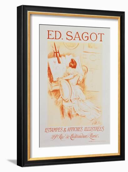 Ed Sagot-Paul Cesar Helleu-Framed Giclee Print