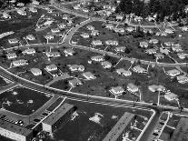 An Aerial View of Housing Development in Oak Ridge, Tennessee, 1955-Ed Westcott-Framed Photo