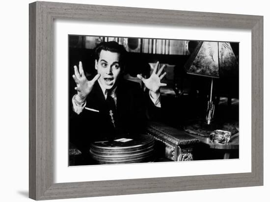 Ed Wood, Johnny Depp, Directed by Tim Burton, 1994-null-Framed Photo