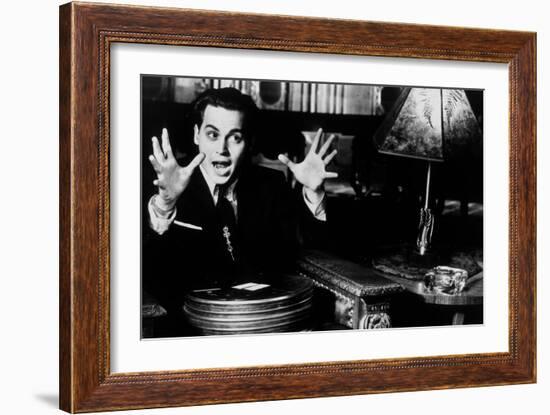 Ed Wood, Johnny Depp, Directed by Tim Burton, 1994--Framed Photo