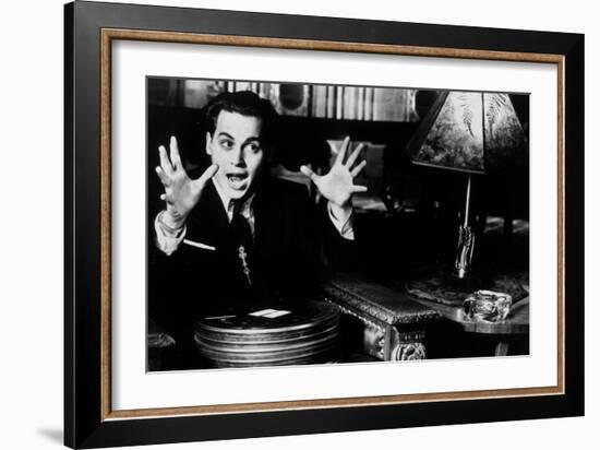 Ed Wood, Johnny Depp, Directed by Tim Burton, 1994-null-Framed Photo