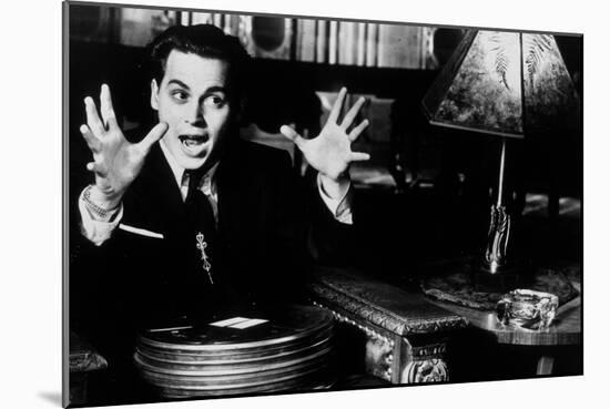 Ed Wood, Johnny Depp, Directed by Tim Burton, 1994-null-Mounted Photo