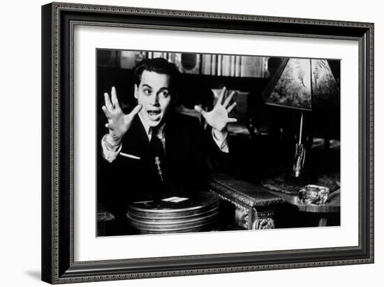 Ed Wood, Johnny Depp, Directed by Tim Burton, 1994-null-Framed Photo