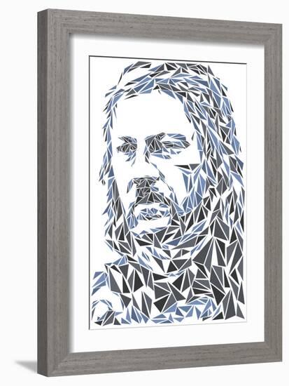 Eddard Stark-Cristian Mielu-Framed Art Print