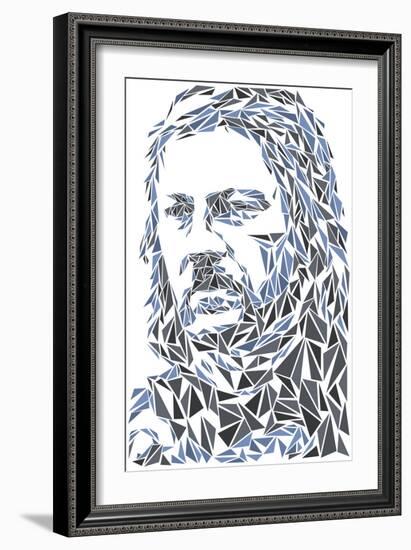 Eddard Stark-Cristian Mielu-Framed Art Print