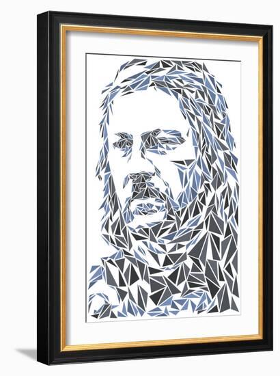 Eddard Stark-Cristian Mielu-Framed Art Print