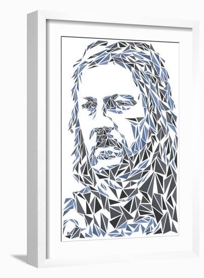 Eddard Stark-Cristian Mielu-Framed Premium Giclee Print