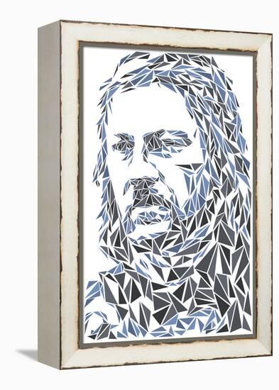 Eddard Stark-Cristian Mielu-Framed Stretched Canvas