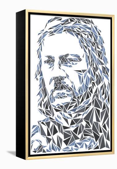 Eddard Stark-Cristian Mielu-Framed Stretched Canvas