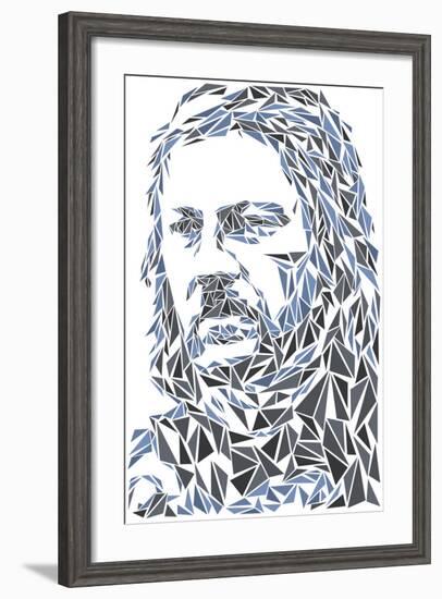 Eddard Stark-Cristian Mielu-Framed Art Print