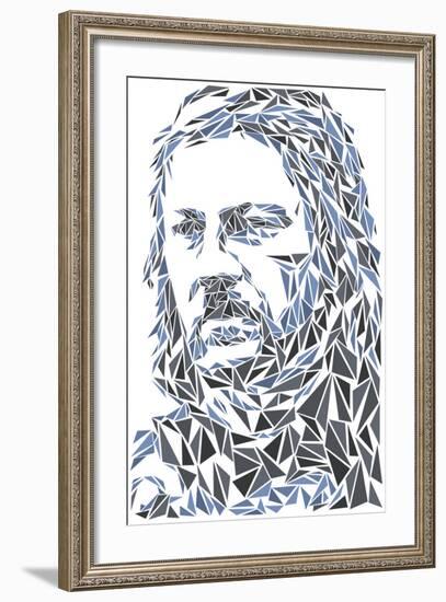 Eddard Stark-Cristian Mielu-Framed Art Print