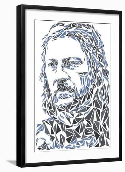 Eddard Stark-Cristian Mielu-Framed Art Print