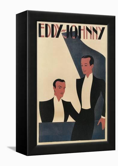 Eddy- Johnny Piano Duet Poster-null-Framed Stretched Canvas