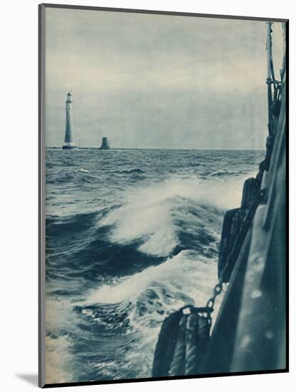 'Eddystone Lighthouse', 1936-Unknown-Mounted Photographic Print