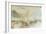 Eddystone Lighthouse off Plymouth-J. M. W. Turner-Framed Giclee Print