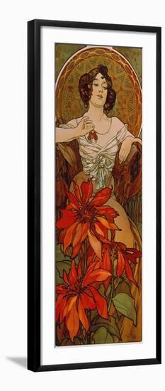 Edelsteine: Rubin, 1900-Alphonse Mucha-Framed Giclee Print