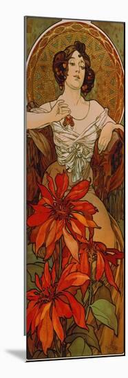 Edelsteine: Rubin, 1900-Alphonse Mucha-Mounted Giclee Print