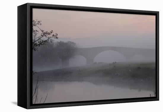 Eden Bridge, Lazonby, Eden Valley, Cumbria, England, United Kingdom, Europe-James Emmerson-Framed Premier Image Canvas