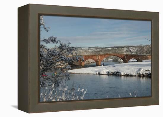 Eden Bridge, Lazonby, Eden Valley, Cumbria, England, United Kingdom, Europe-James Emmerson-Framed Premier Image Canvas