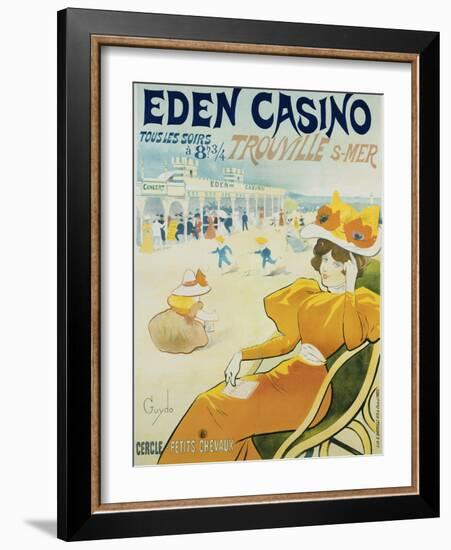 Eden Casino Poster-Henri Guydo-Framed Photographic Print