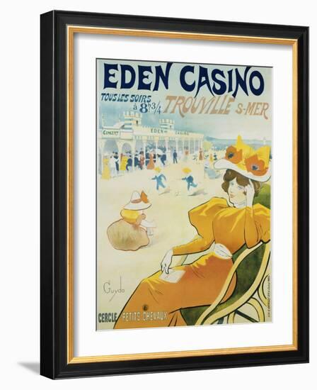 Eden Casino Poster-Henri Guydo-Framed Photographic Print