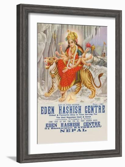 Eden Hashish Center-Yozendra Rastosa-Framed Art Print